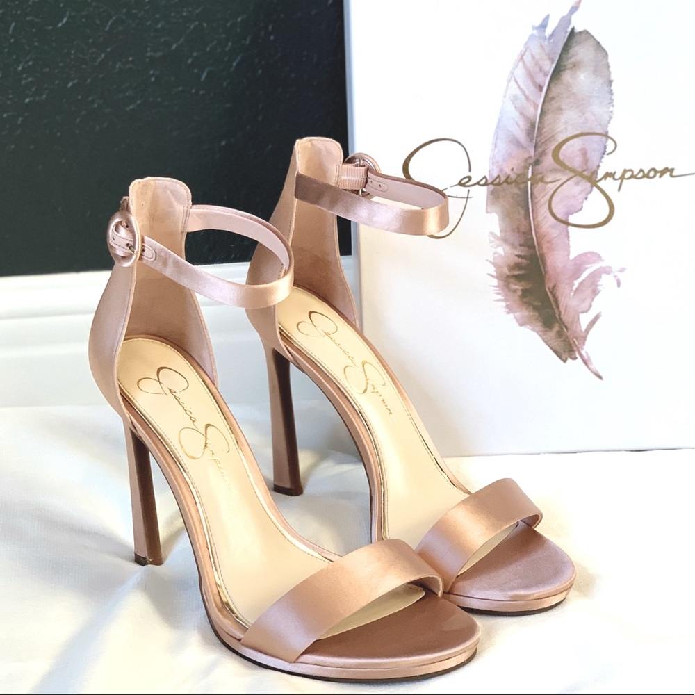 Jessica Simpson Blush Strap Heel - Size 8